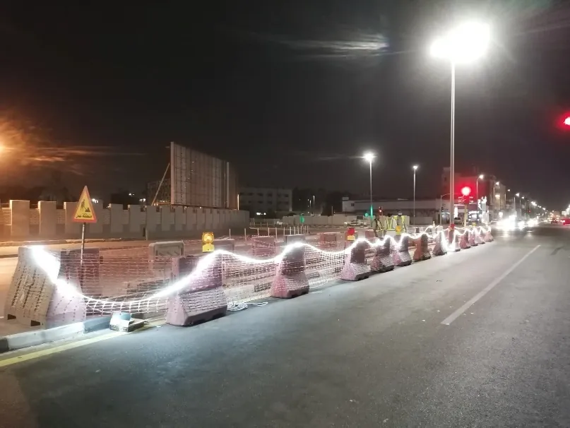 أعمال طرق ليلية